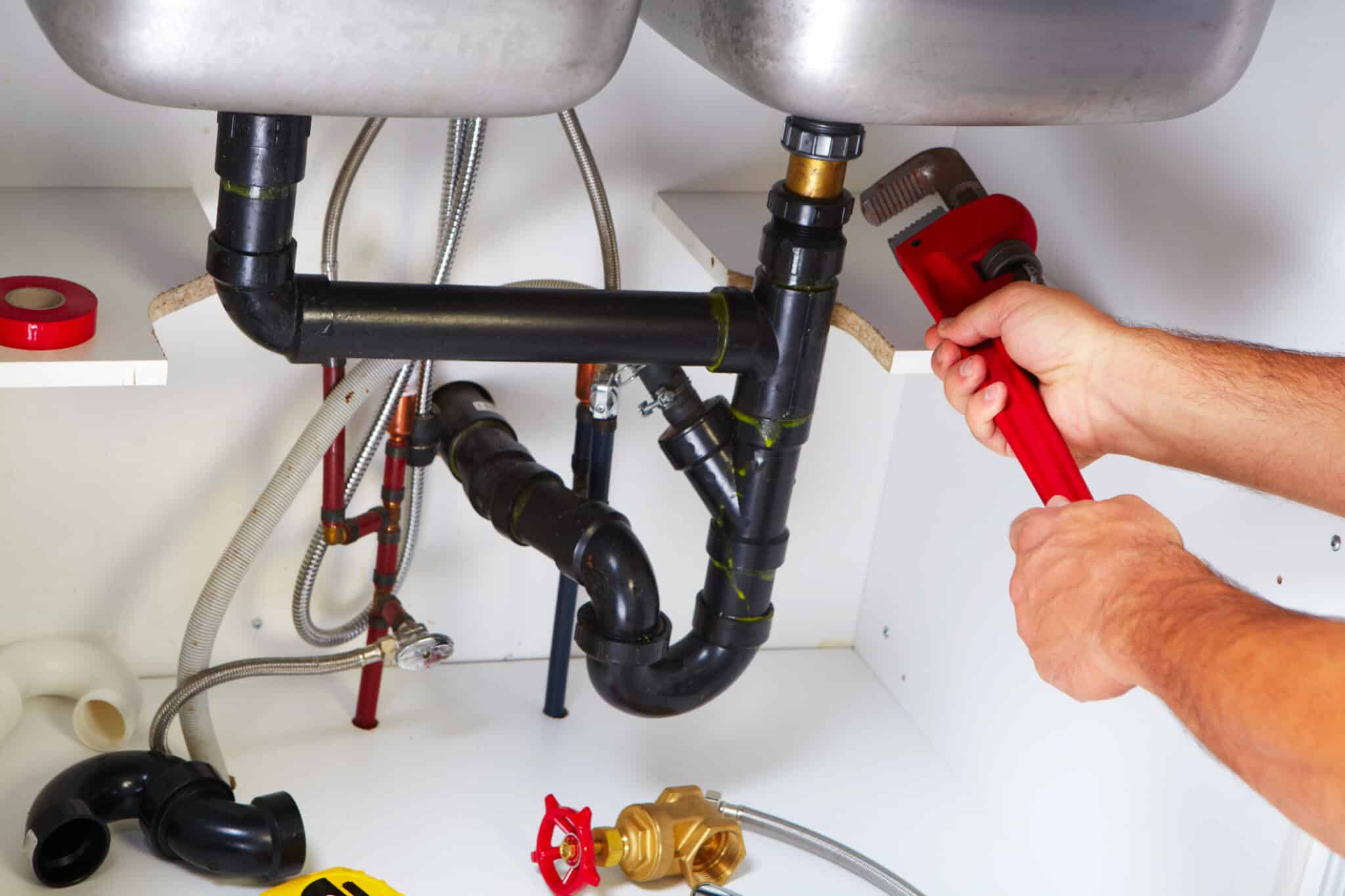 Installing water traps, Sewer Odor.