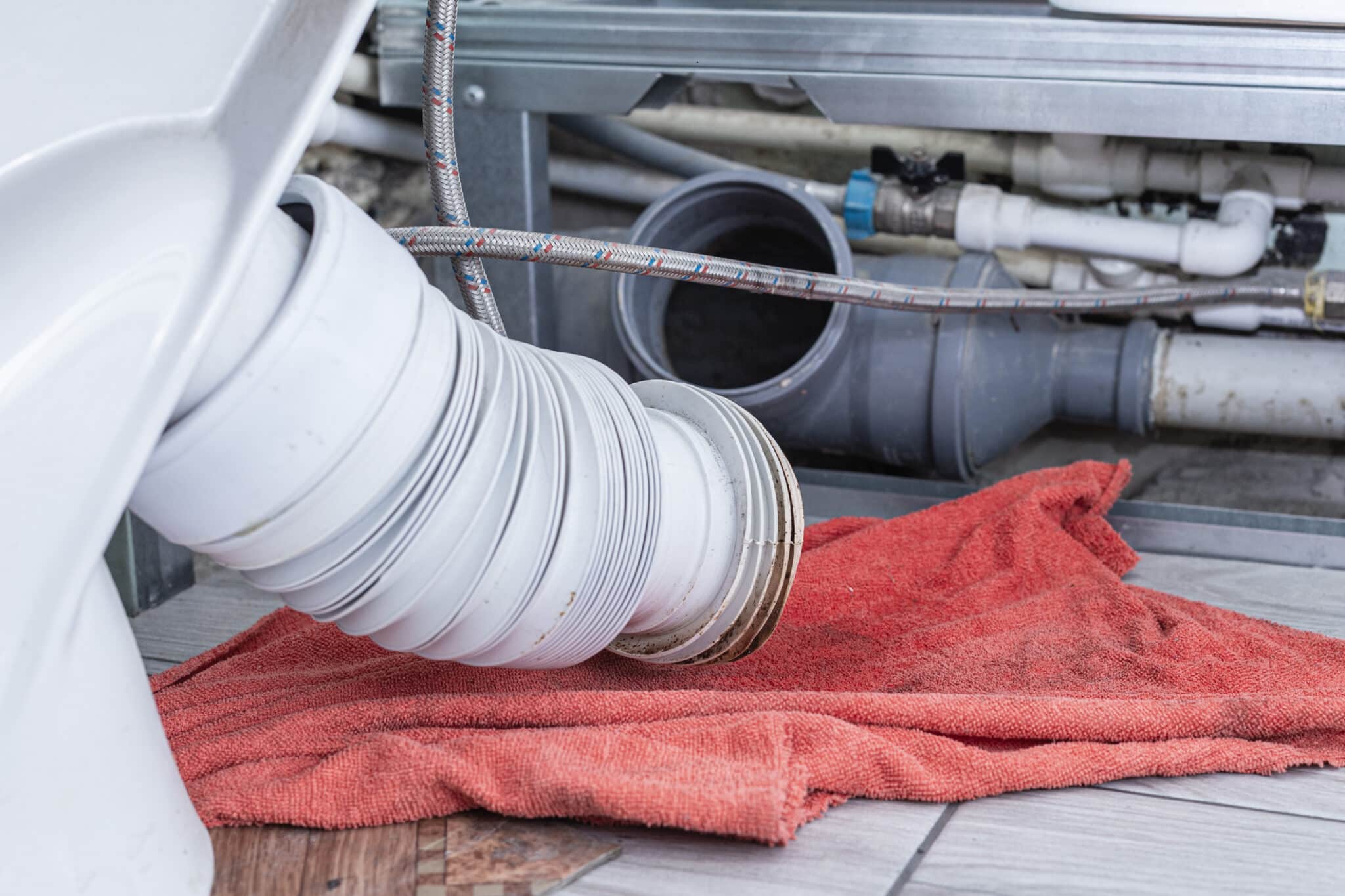 Loose toilet repair.