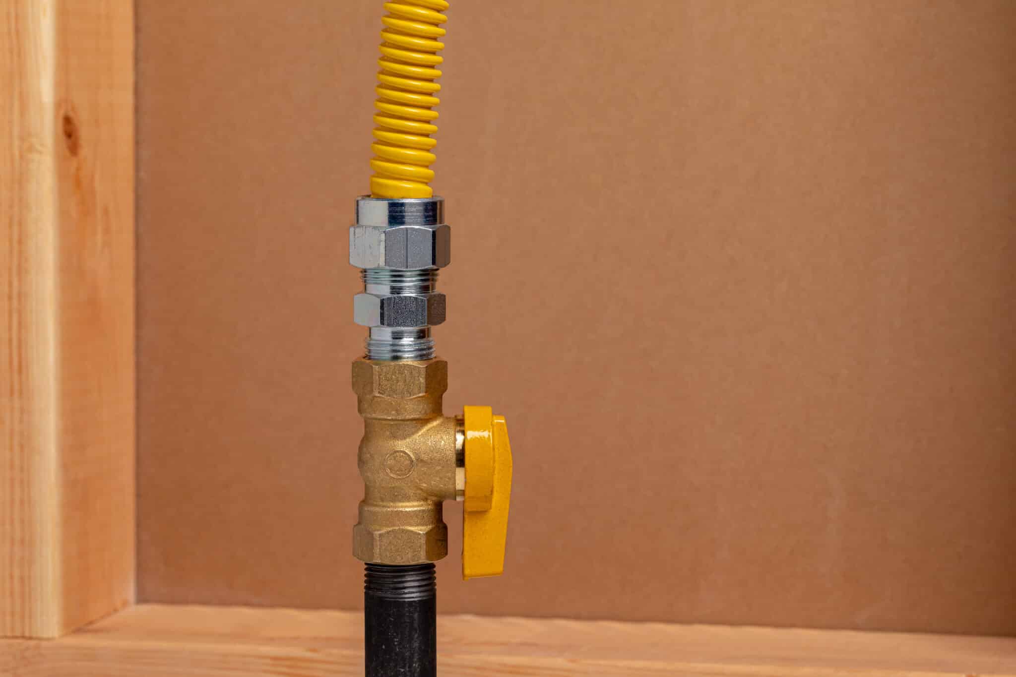 Gas line replacement.
