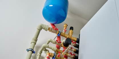 Potable expansion tank sizing and placement.