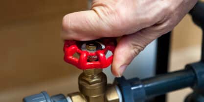 Water main shutoff locations in Alamo Heights, TX.