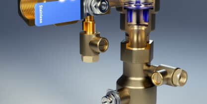 Pressure vacuum breaker.
